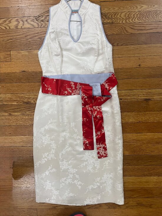 Kimera Dresses & Skirts - Ivory White Asian-inspired Dress - size small Wedding
